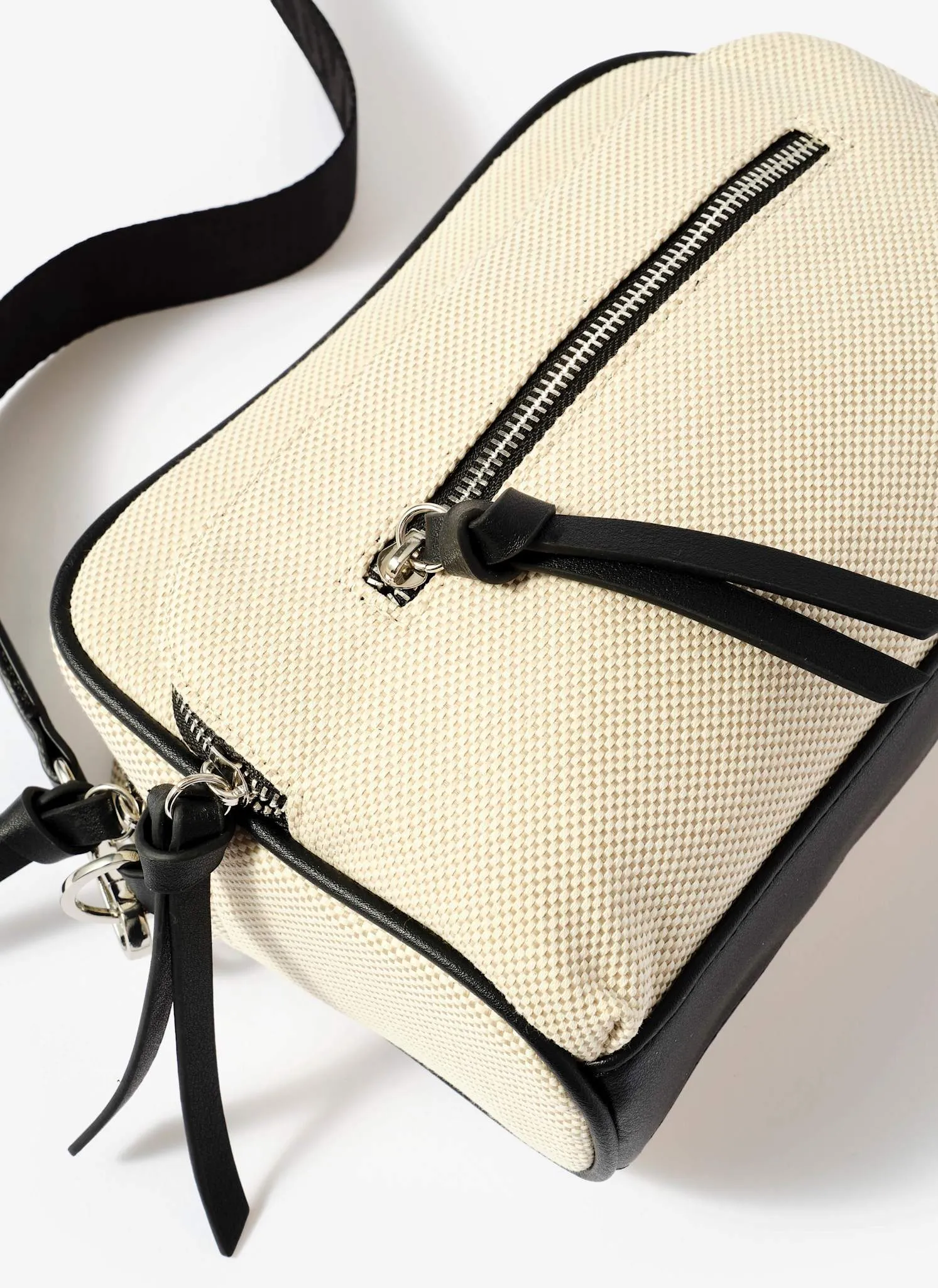Cream Canvas Cross Body Bag sold by Mint Velvet product image thumbnail 5