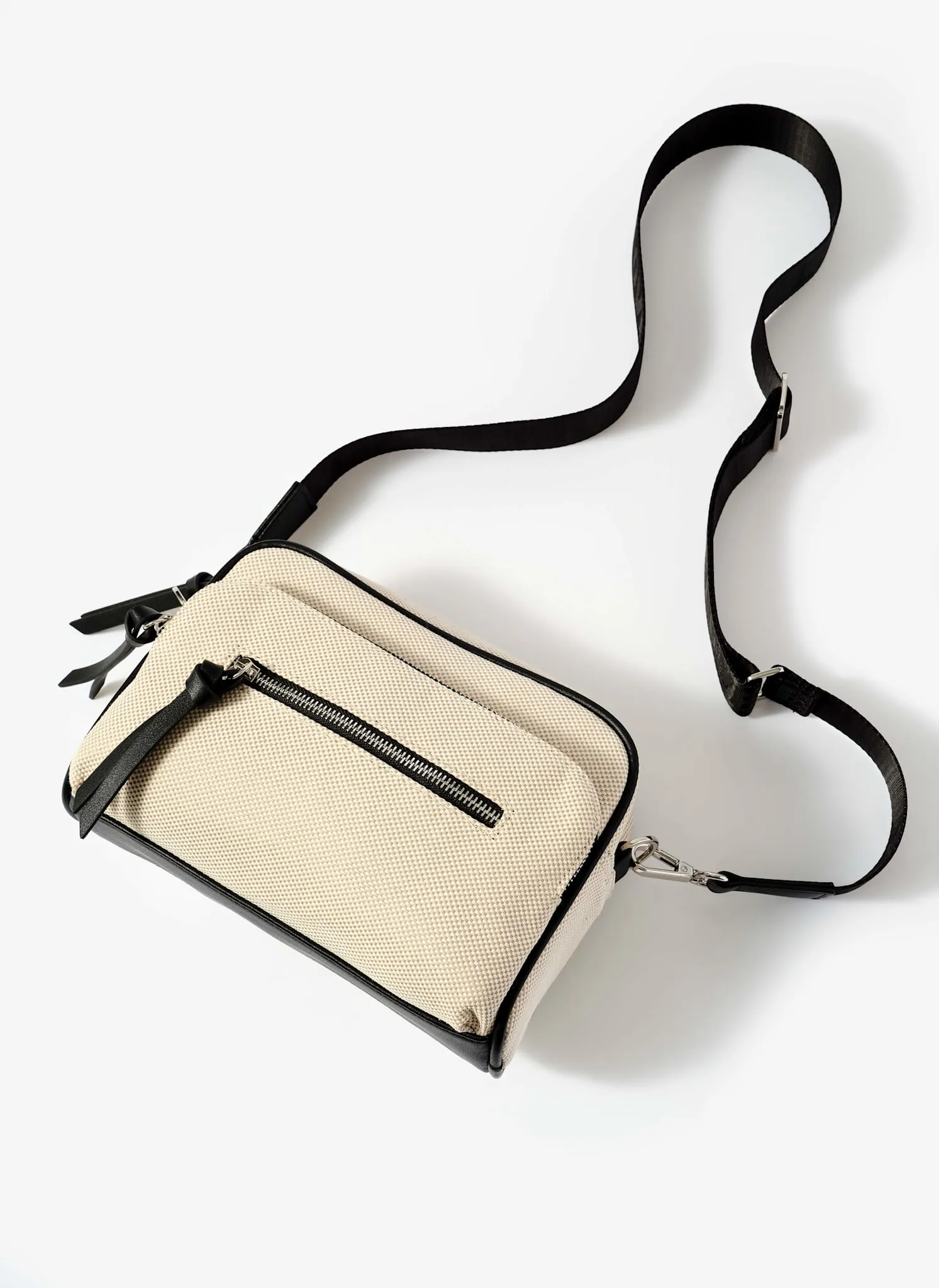 Cream Canvas Cross Body Bag sold by Mint Velvet product image thumbnail 3