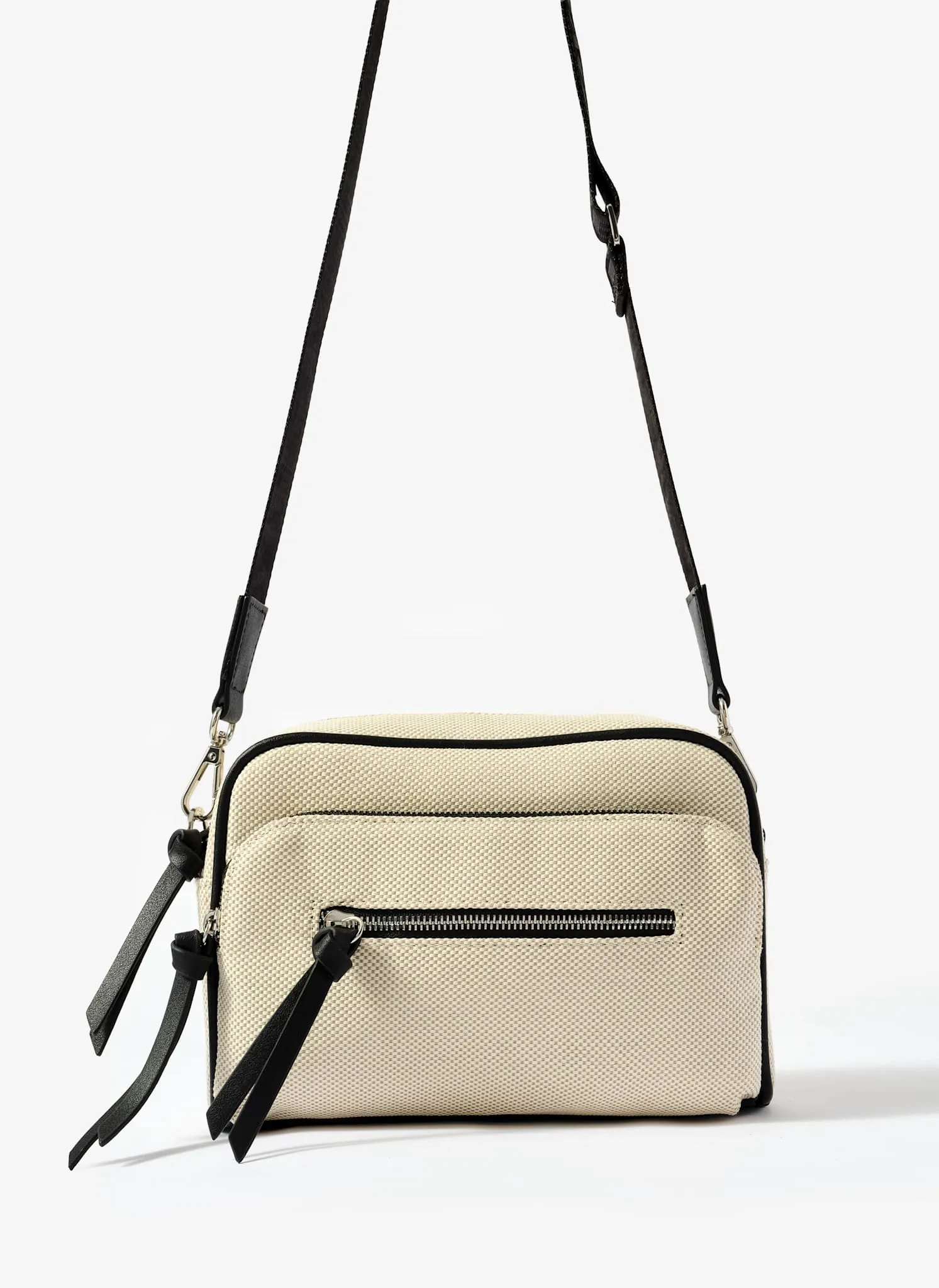 Cream Canvas Cross Body Bag sold by Mint Velvet product image thumbnail 2