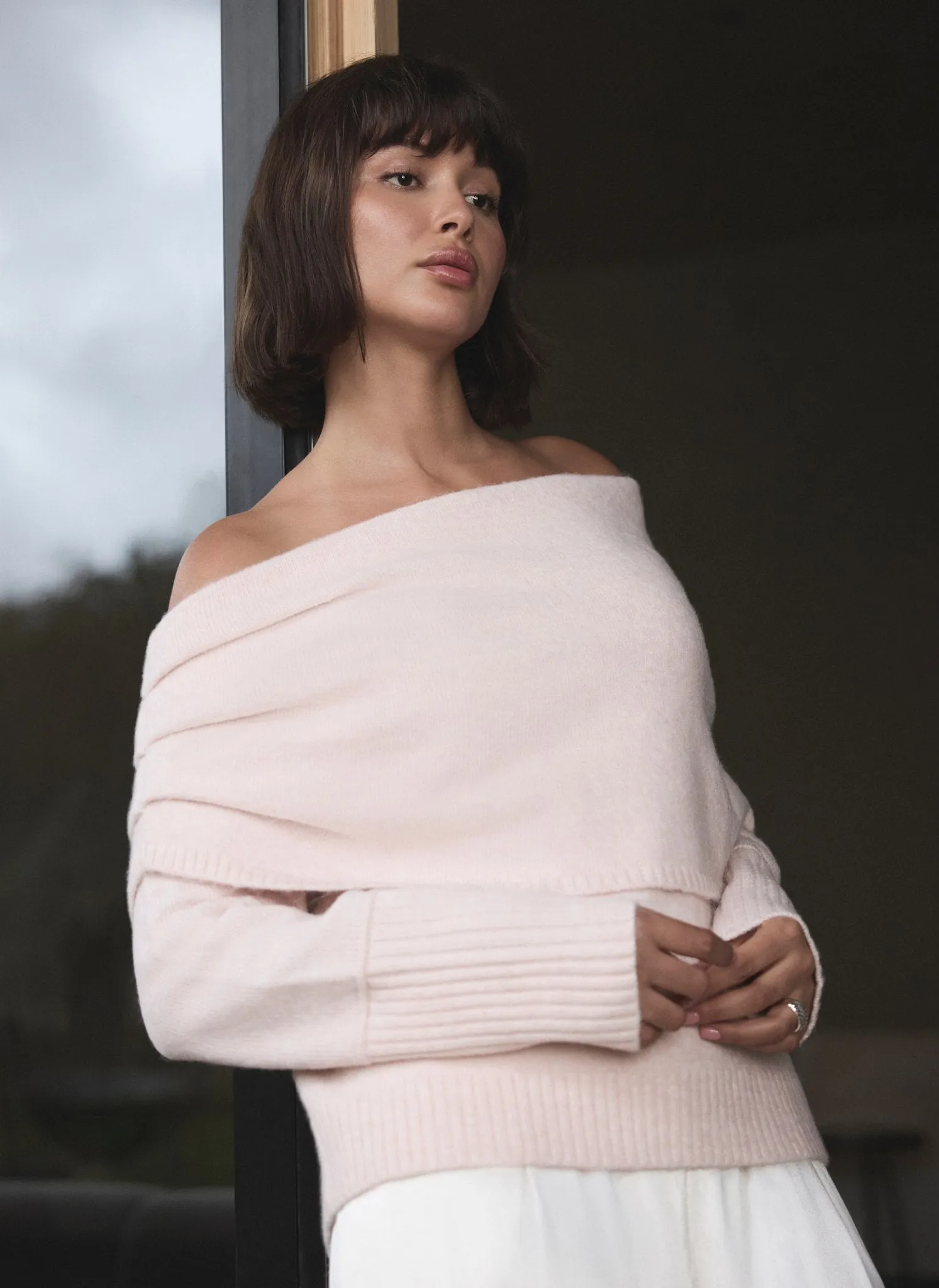 Pink Bardot Knit Jumper sold by Mint Velvet product image thumbnail 2