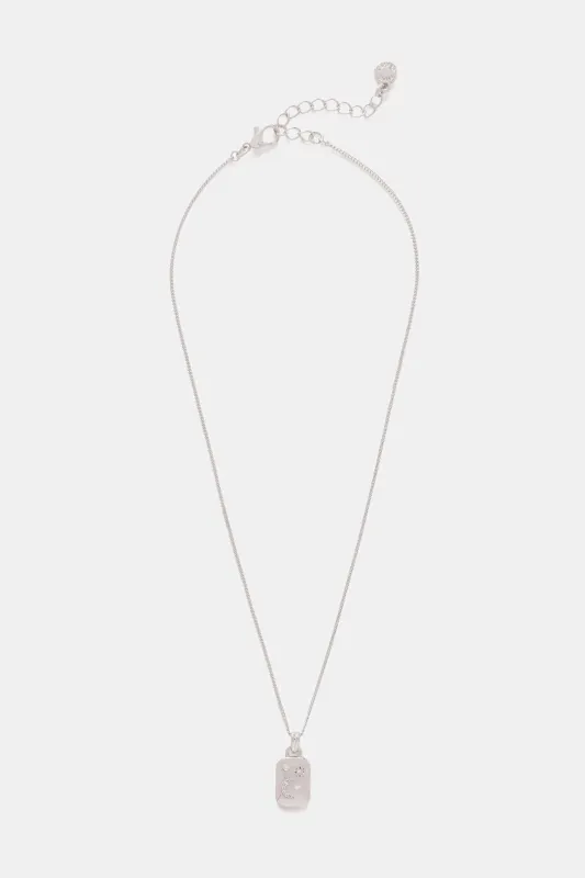 Silver Plated Star Pendant Necklace sold by Mint Velvet