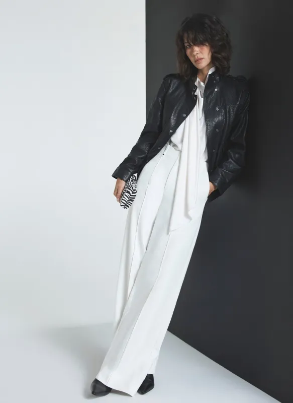 White Wide Leg Jeans sold by Mint Velvet