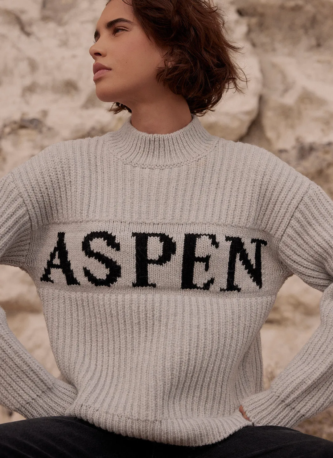 Grey Aspen Knit Jumper sold by Mint Velvet product image thumbnail 3