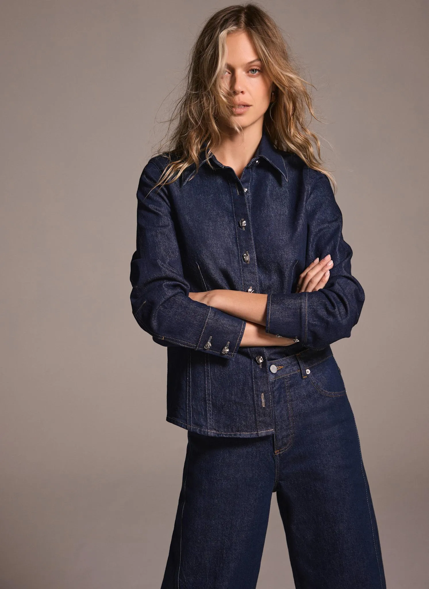 Dark Indigo Denim Shirt sold by Mint Velvet