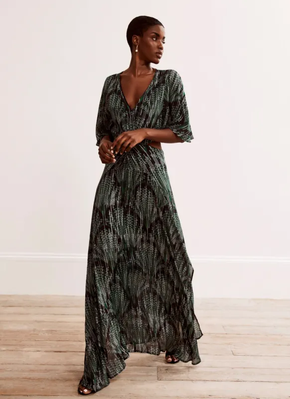 Lexi Print Cut Out Maxi Dress sold by Mint Velvet