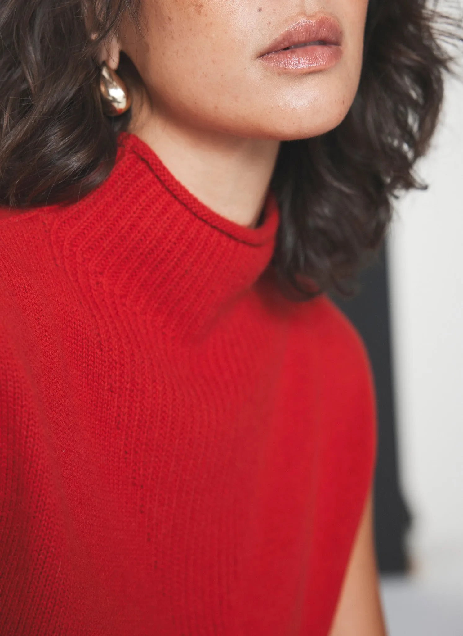 Red Cashmere Blend Sleeveless Top sold by Mint Velvet product image thumbnail 4