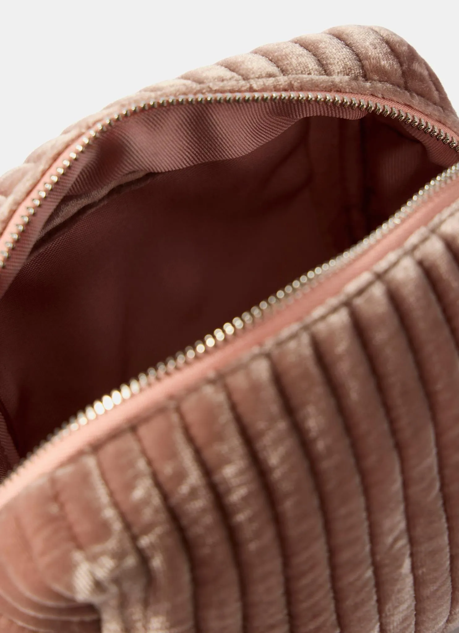 Pink Small Velvet Wash Bag sold by Mint Velvet product image thumbnail 3