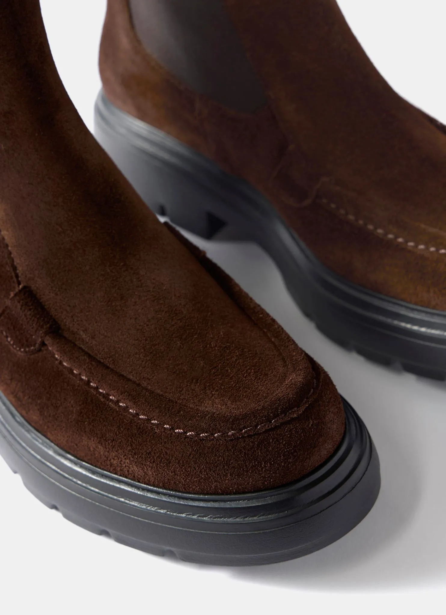 Reece Brown Suede Chelsea Boots sold by Mint Velvet product image thumbnail 5