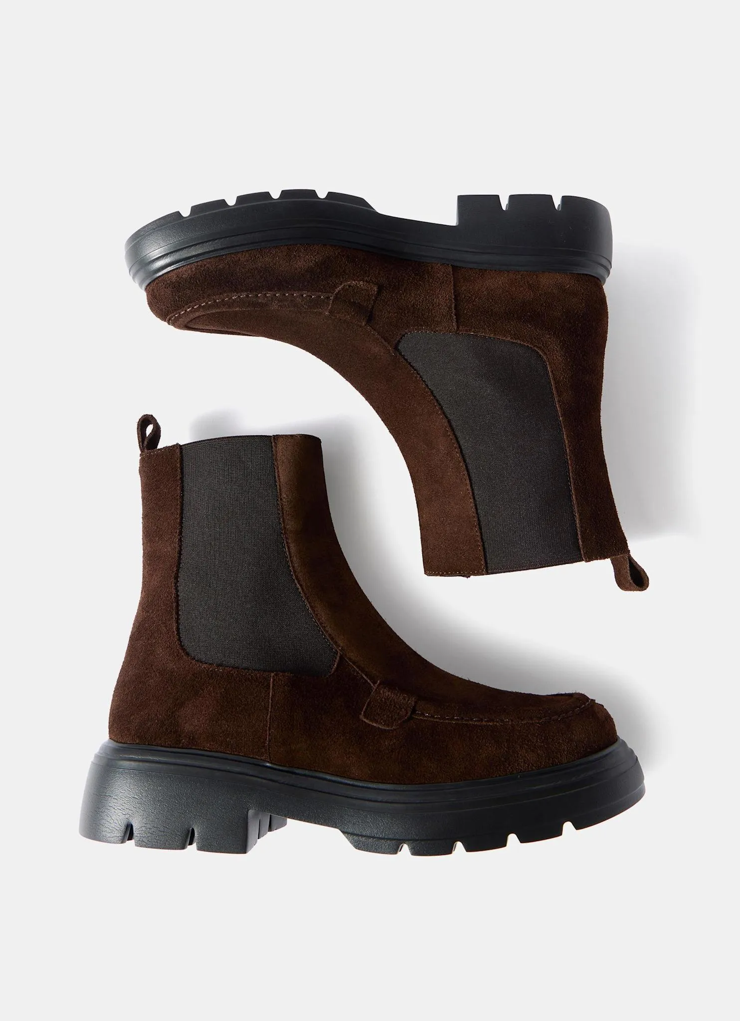 Reece Brown Suede Chelsea Boots sold by Mint Velvet product image thumbnail 4