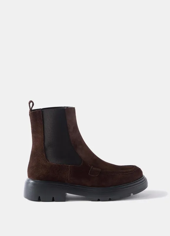 Reece Brown Suede Chelsea Boots sold by Mint Velvet