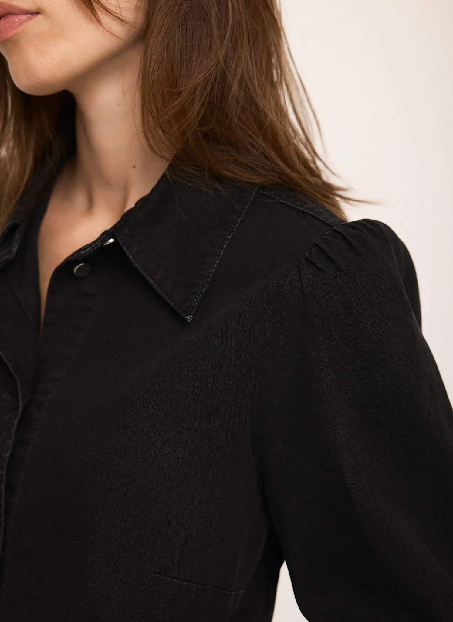 Washed Black Denim Shirt sold by Mint Velvet product image thumbnail 3