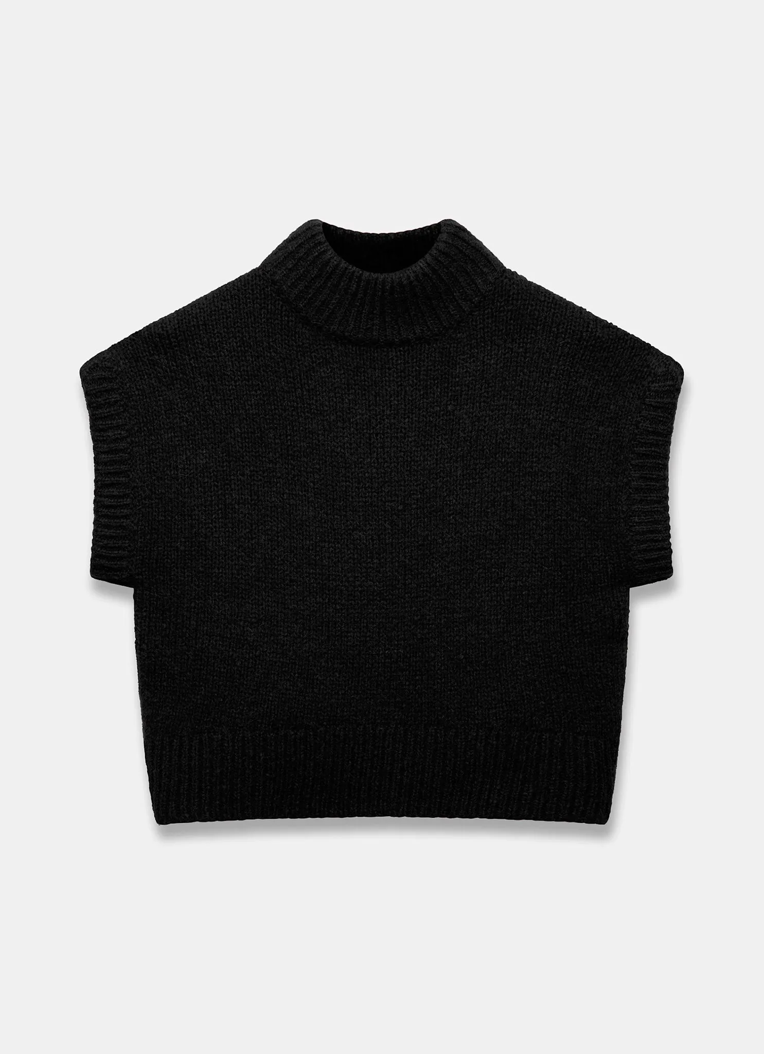 Black Wool Blend Knit Top sold by Mint Velvet product image thumbnail 5