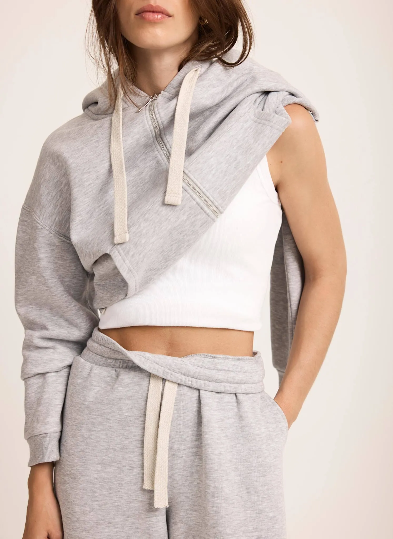 Grey Wide Leg Joggers sold by Mint Velvet product image thumbnail 4