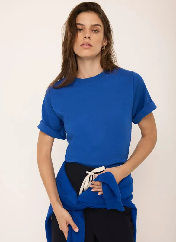 Blue Ultimate Cotton T-Shirt sold by Mint Velvet