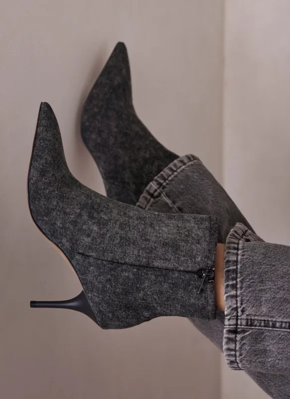 Grey Denim Ankle Boots sold by Mint Velvet