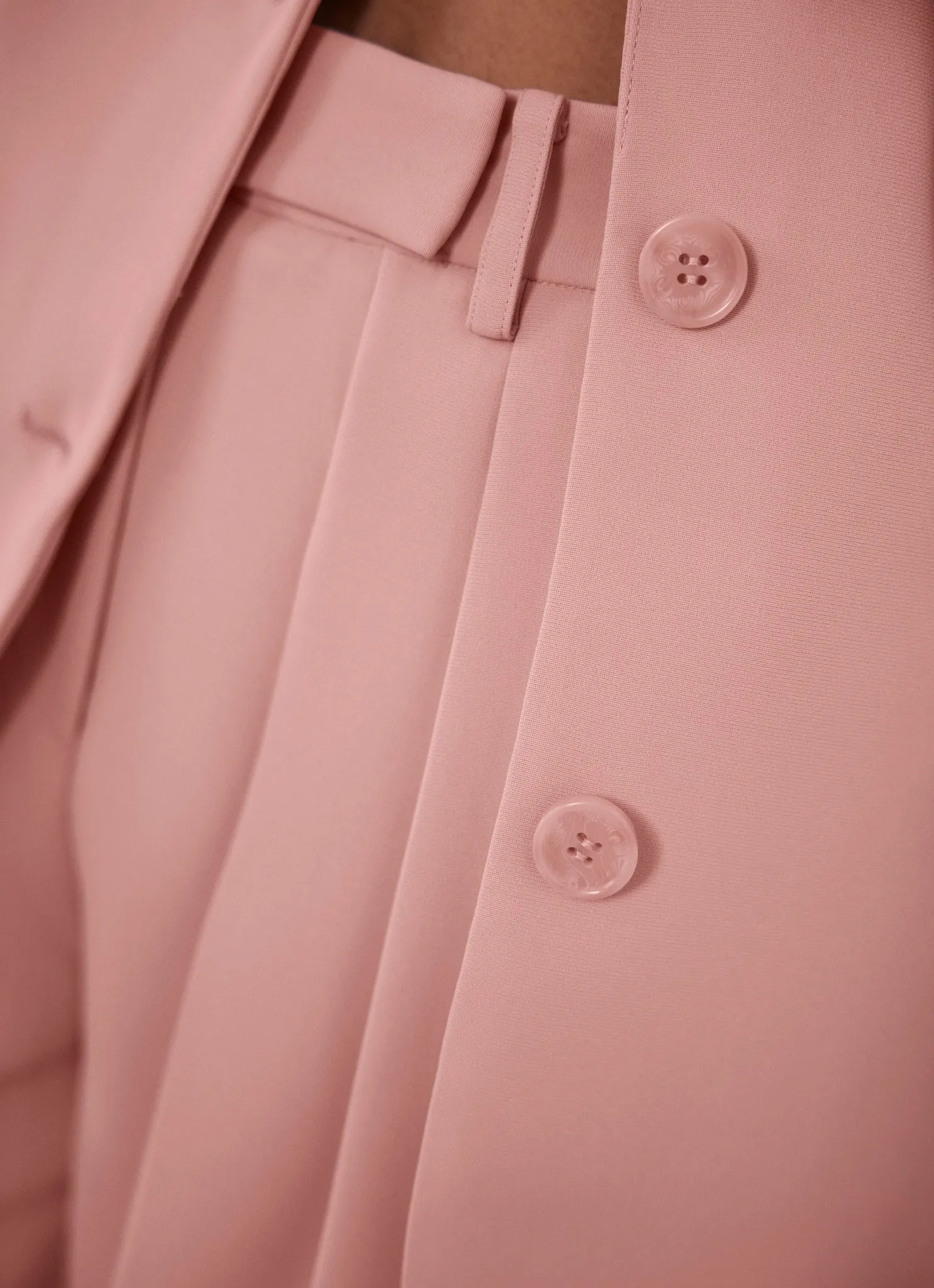 Pink Tailored Wide Trousers sold by Mint Velvet product image thumbnail 4