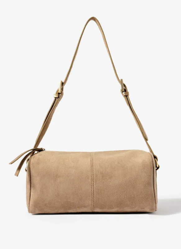 Matilda Tan Suede Shoulder Bag sold by Mint Velvet