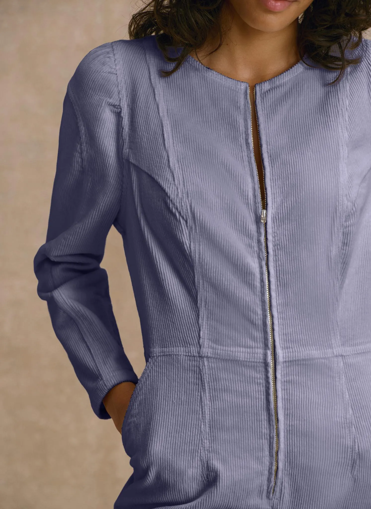 Blue Corduroy Jumpsuit sold by Mint Velvet product image thumbnail 4