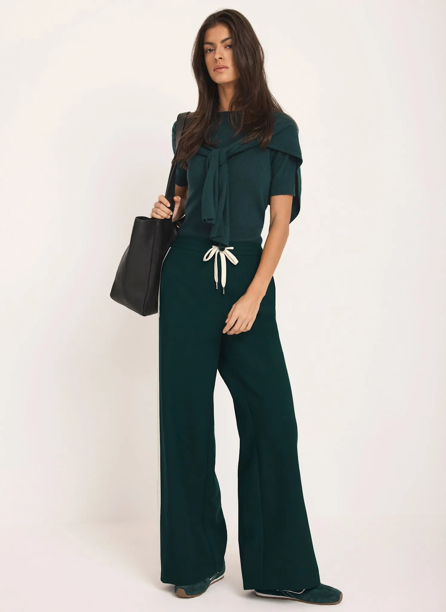 Teal Cotton Blend Scarf Detail Knit Top sold by Mint Velvet product image thumbnail 3