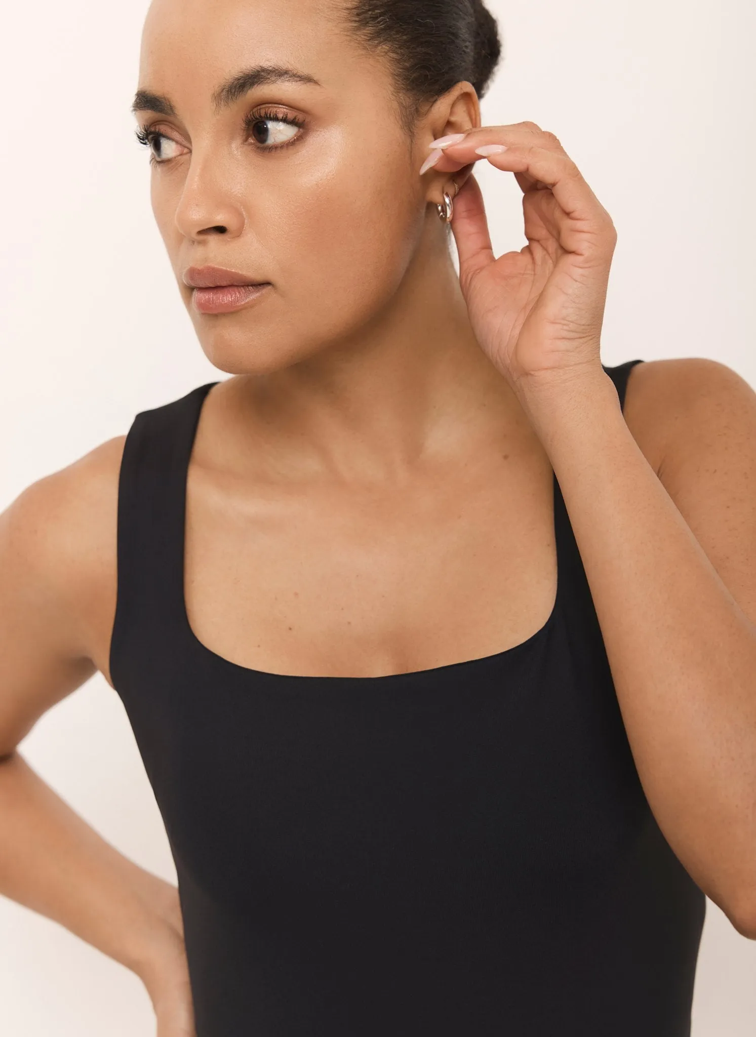 Black Layering Scoop Neck Vest sold by Mint Velvet product image thumbnail 4