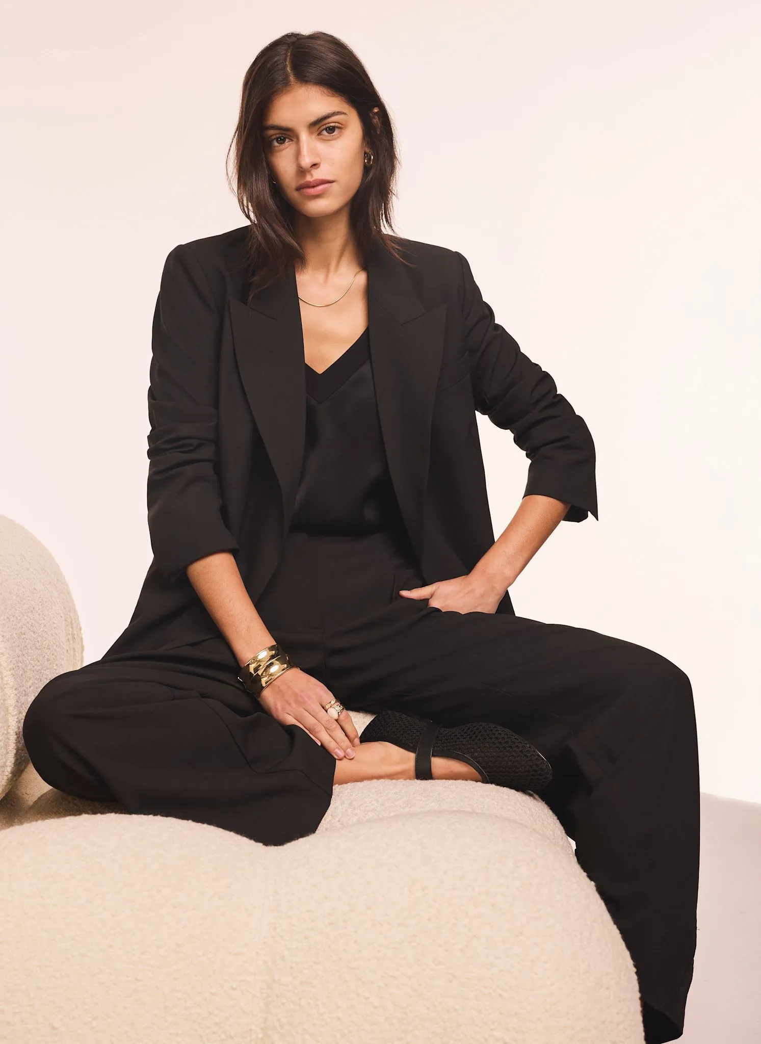 Black Longline Blazer sold by Mint Velvet product image thumbnail 3