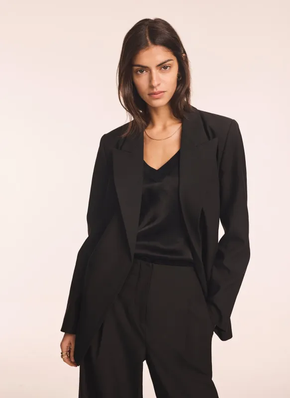 Black Longline Blazer sold by Mint Velvet