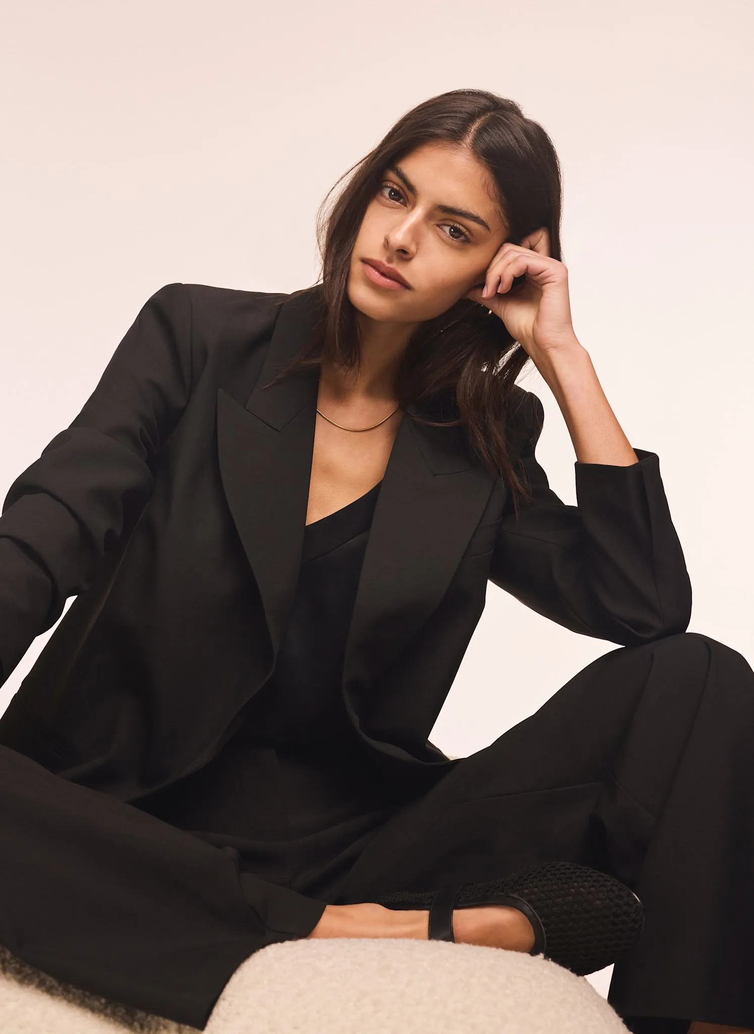 Black Longline Blazer sold by Mint Velvet product image thumbnail 2