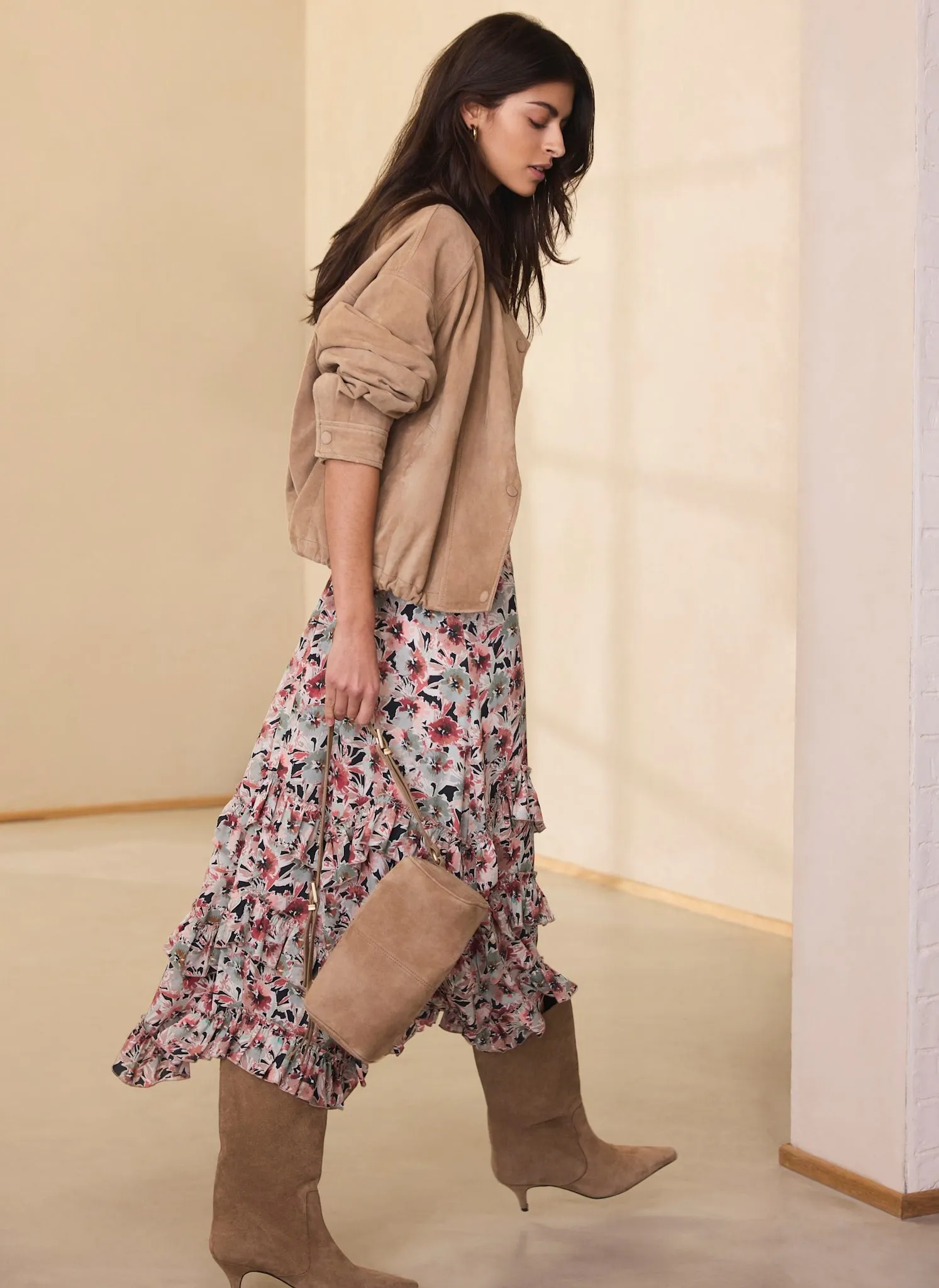 Floral Print Maxi Dress sold by Mint Velvet product image thumbnail 5