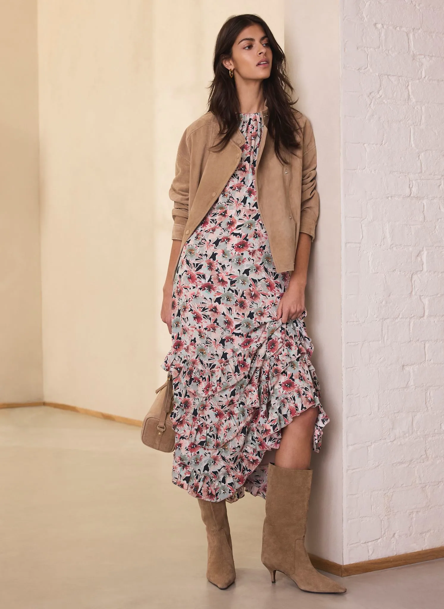 Floral Print Maxi Dress sold by Mint Velvet product image thumbnail 3