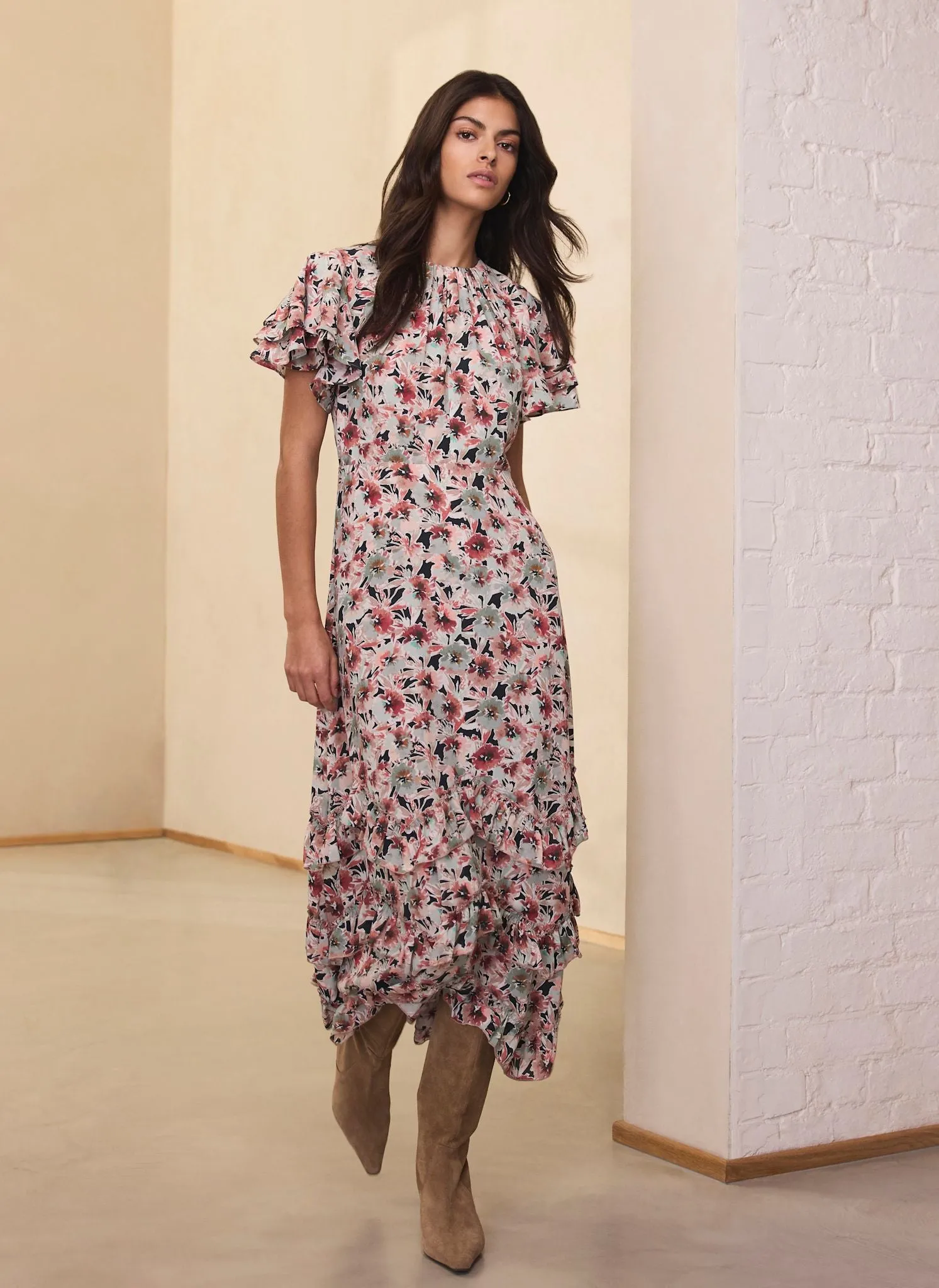 Floral Print Maxi Dress sold by Mint Velvet product image thumbnail 2