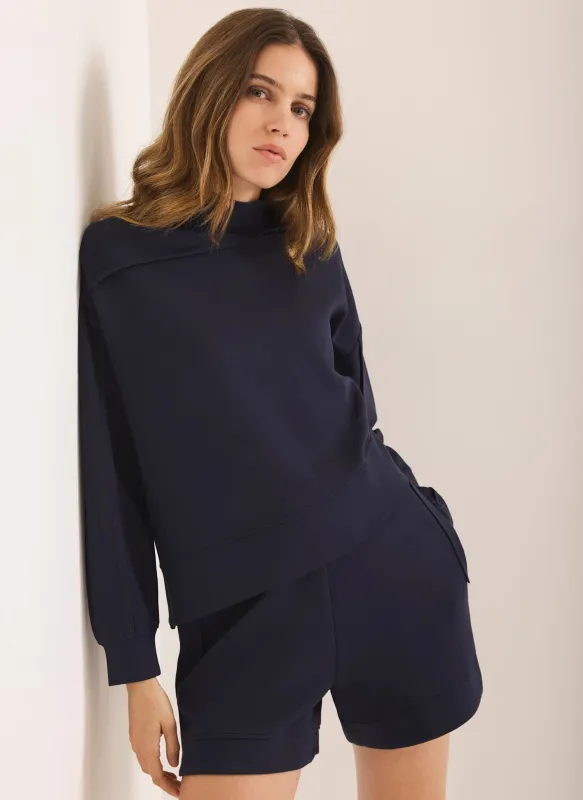 Navy Super Soft Shorts sold by Mint Velvet