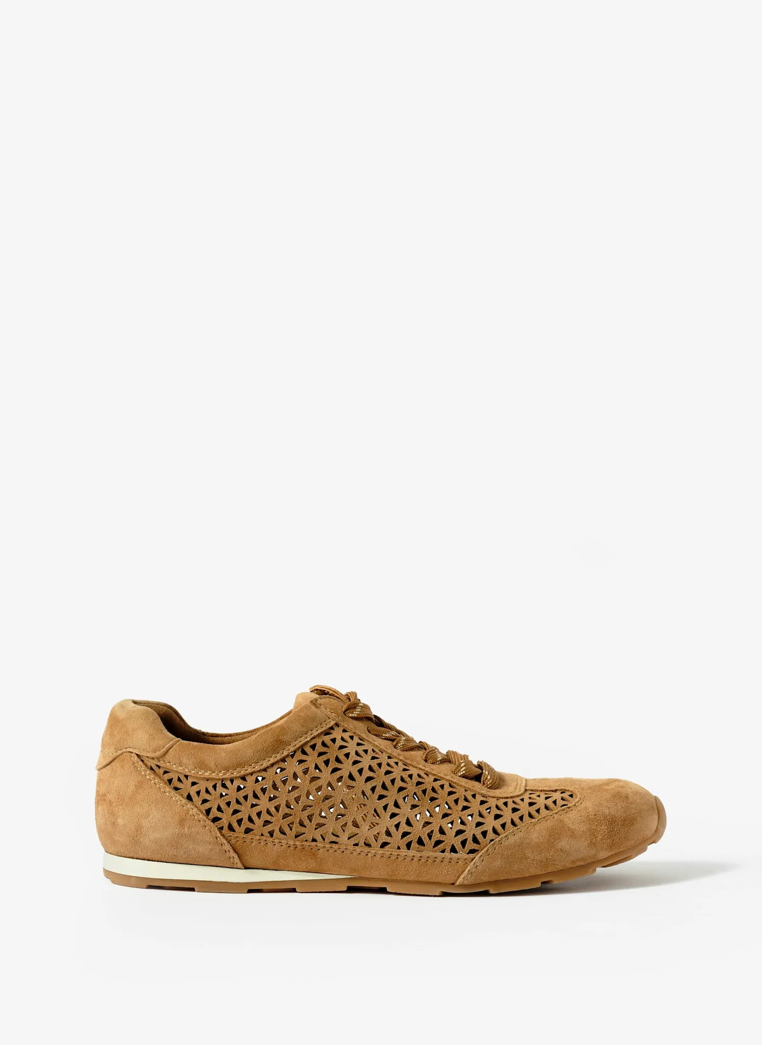 Talia Tan Suede Cut Detail Trainers sold by Mint Velvet product image thumbnail 2
