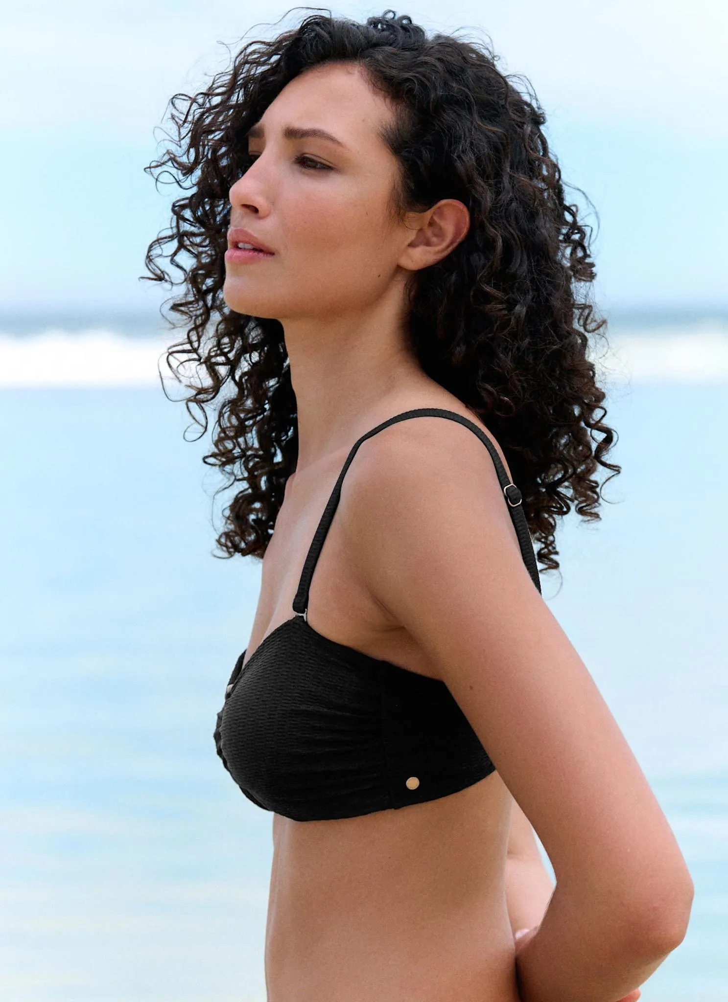 Black Bandeau Bikini Top sold by Mint Velvet product image thumbnail 3