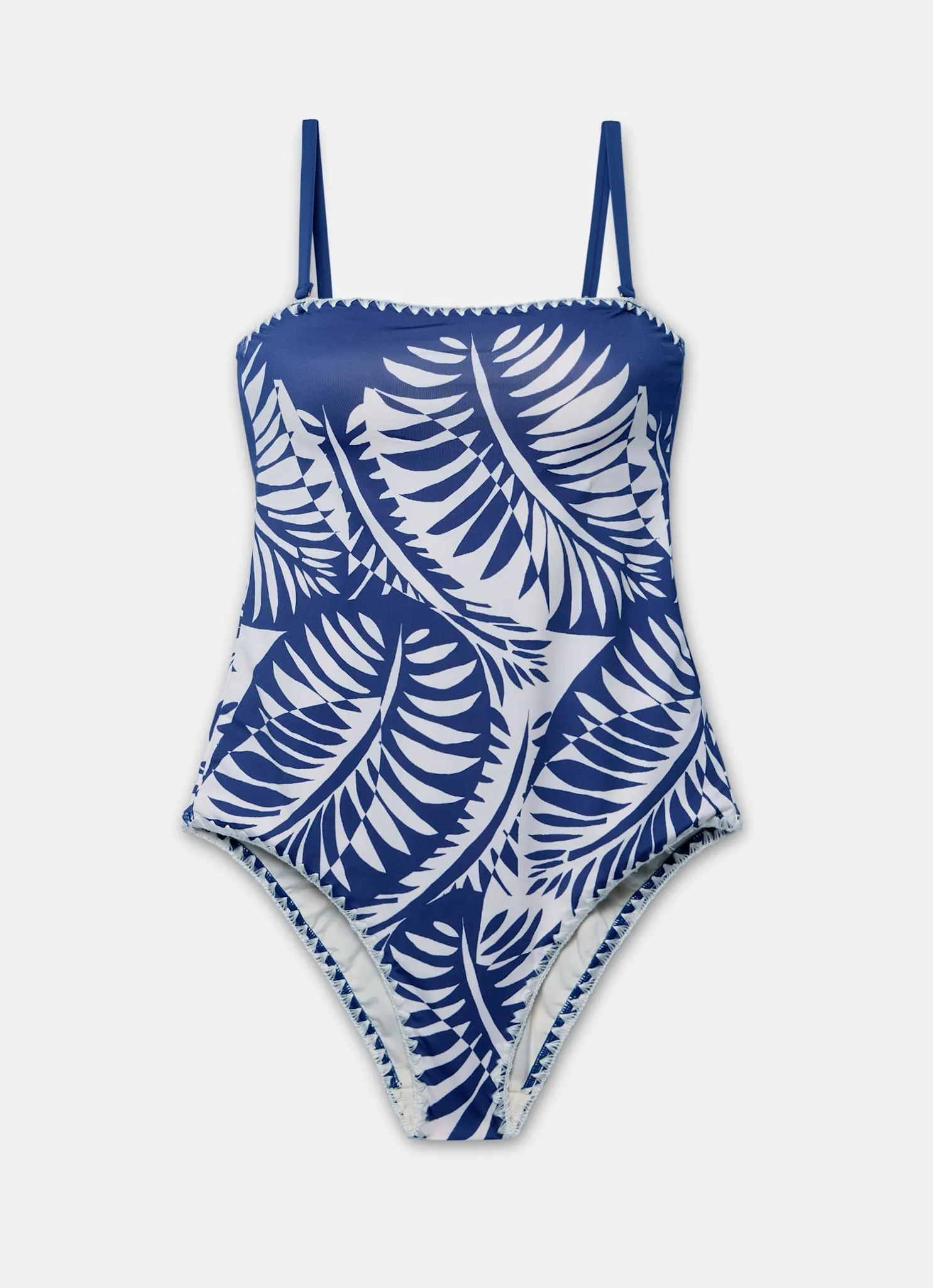 Blue Palm Print Swimsuit sold by Mint Velvet product image thumbnail 5