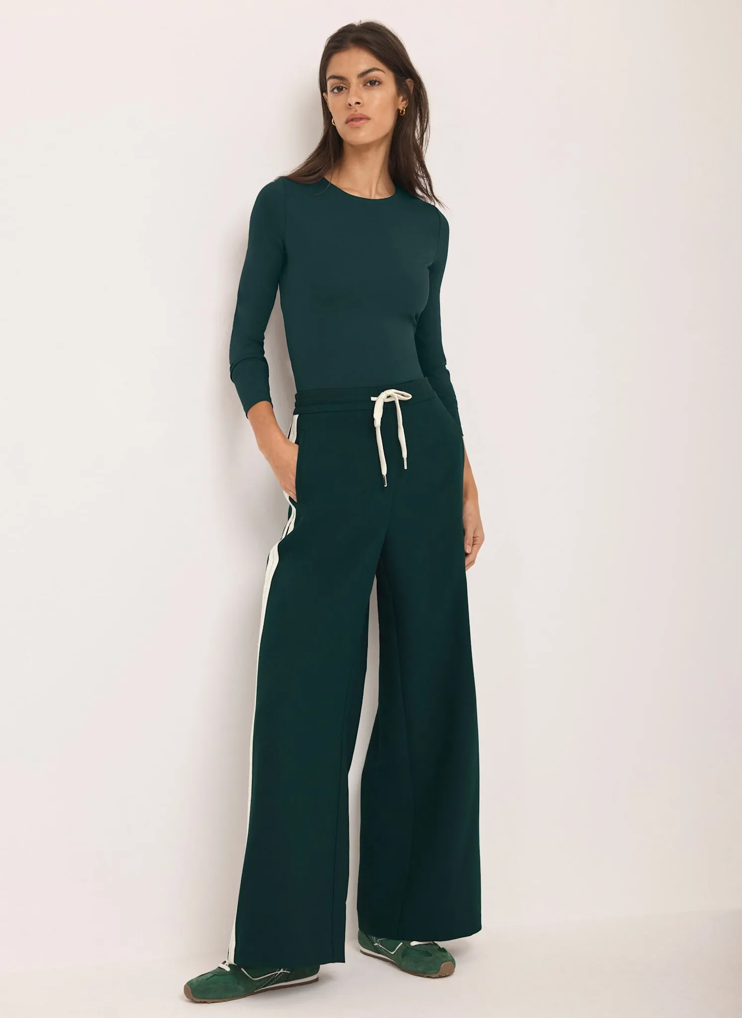 Teal Layering Crew Neck Top sold by Mint Velvet product image thumbnail 2