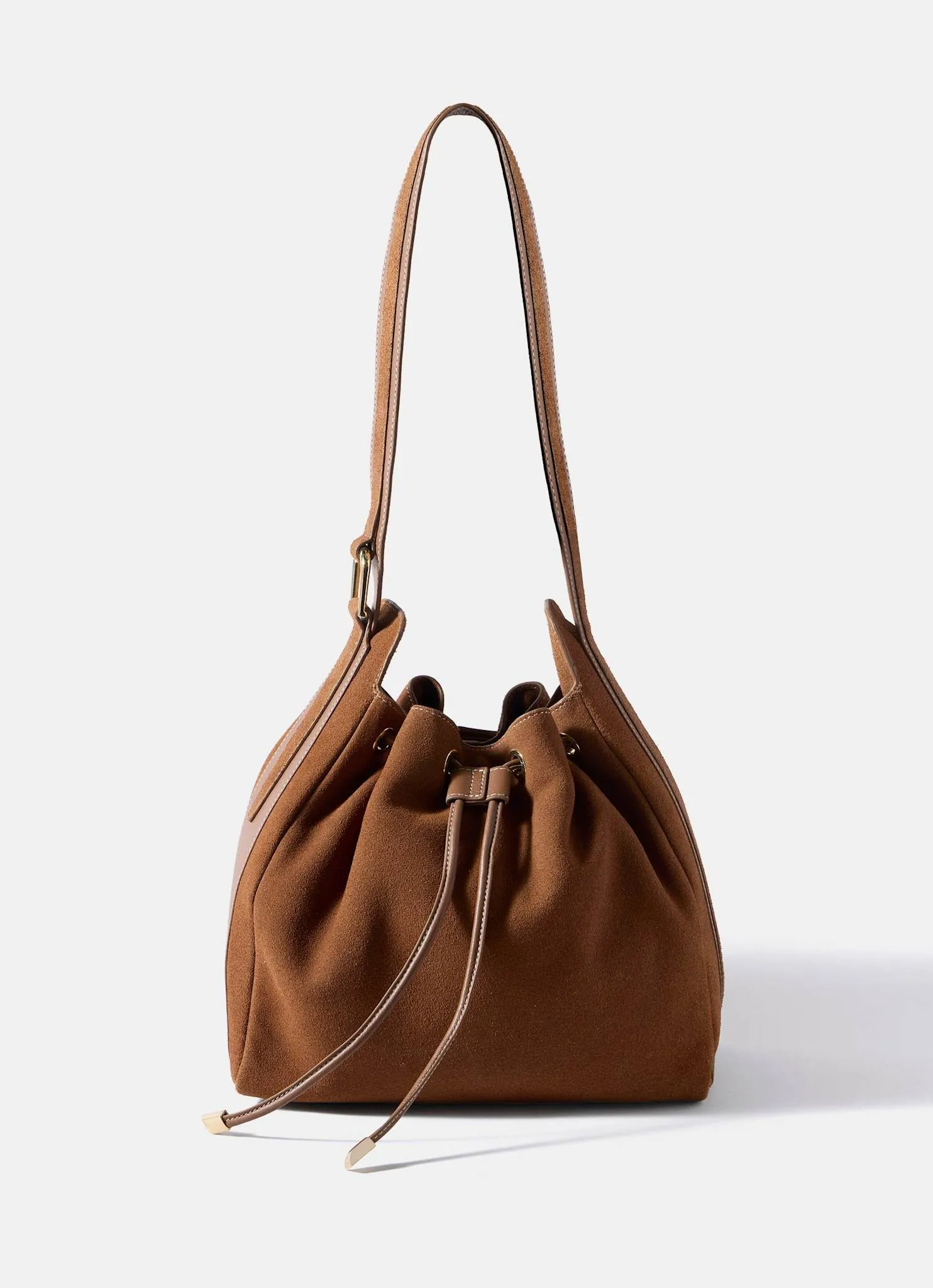 Mabel Tan Suede Bucket Bag sold by Mint Velvet product image thumbnail 3