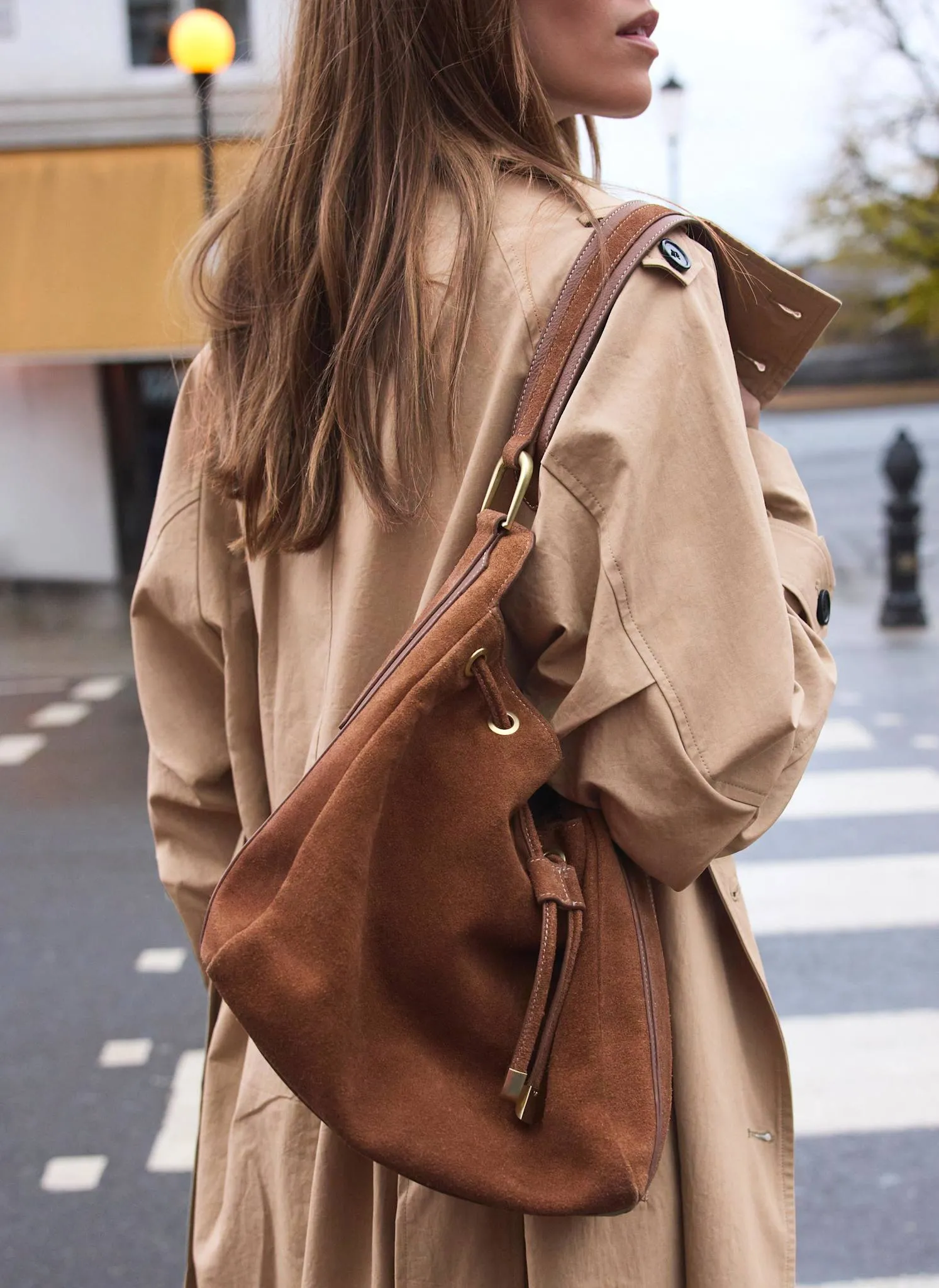 Mabel Tan Suede Bucket Bag sold by Mint Velvet product image thumbnail 2