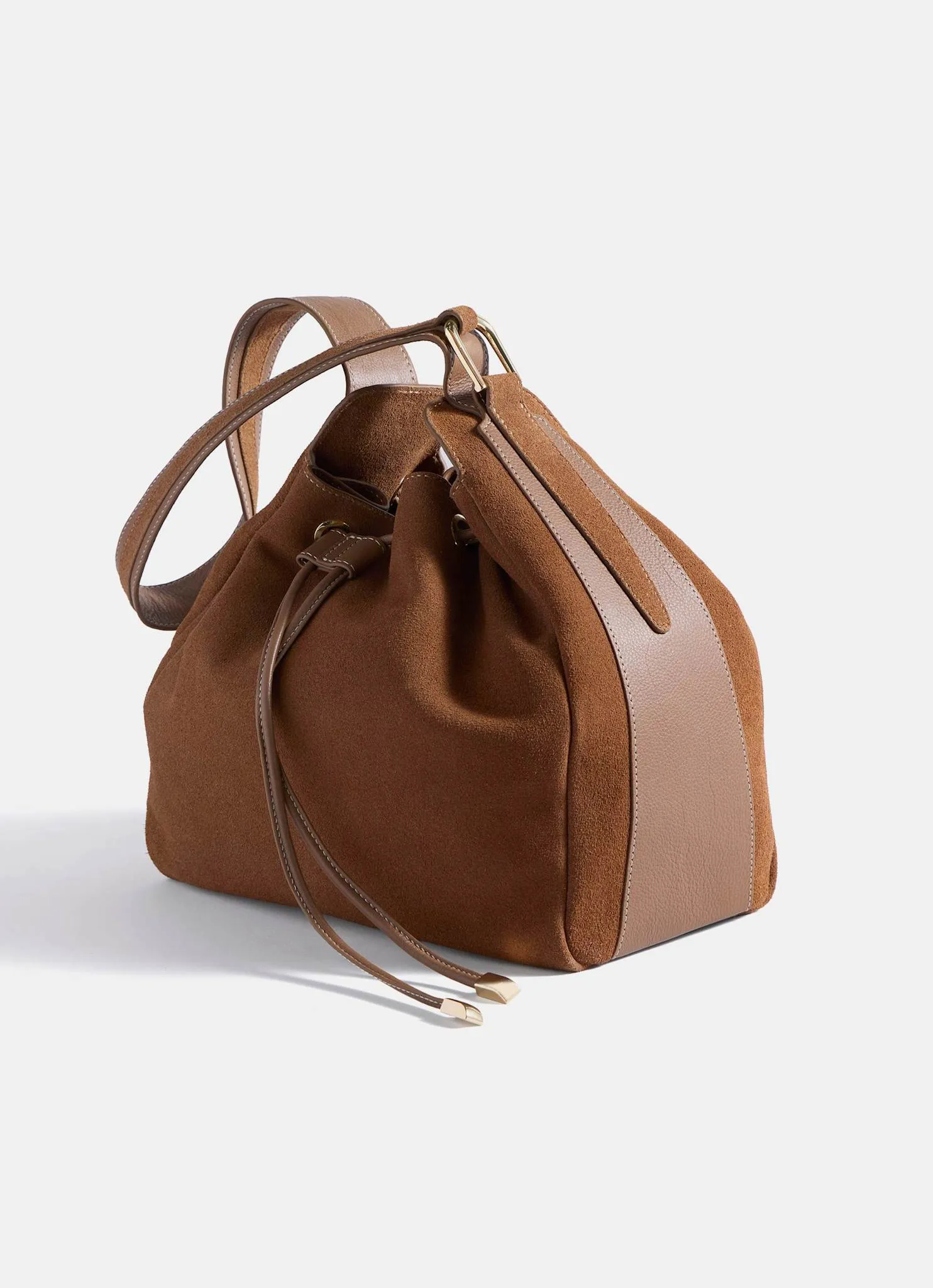 Mabel Tan Suede Bucket Bag sold by Mint Velvet product image thumbnail 5