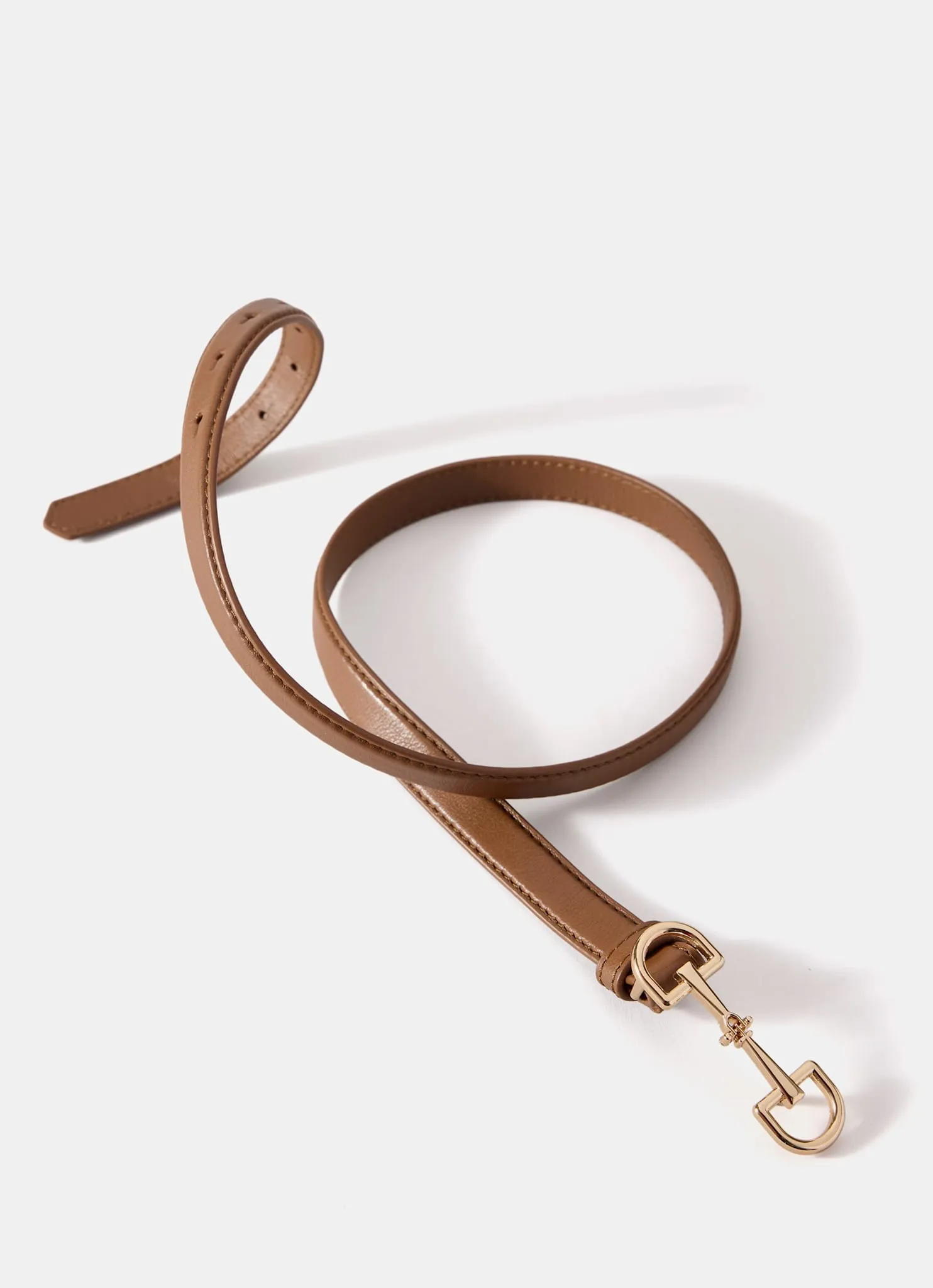 Tan Leather Snaffle Detail Belt sold by Mint Velvet product image thumbnail 3