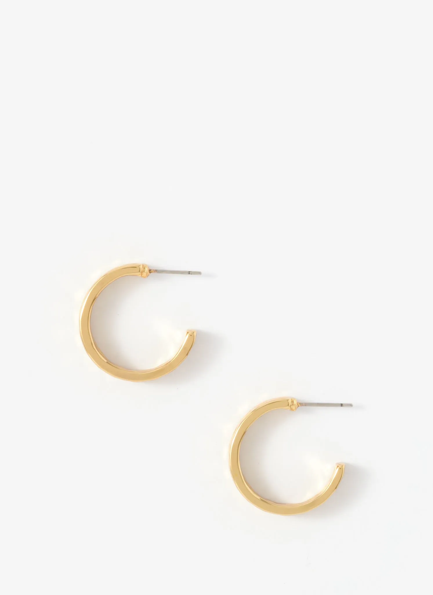 Gold Tone Textured Hoops sold by Mint Velvet product image thumbnail 3