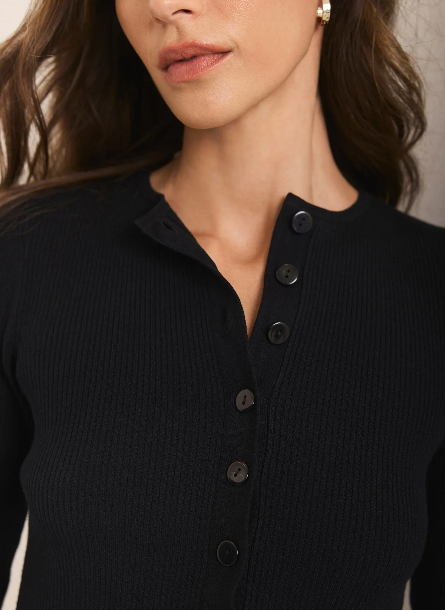 Navy Peplum Knit Cardigan sold by Mint Velvet product image thumbnail 4