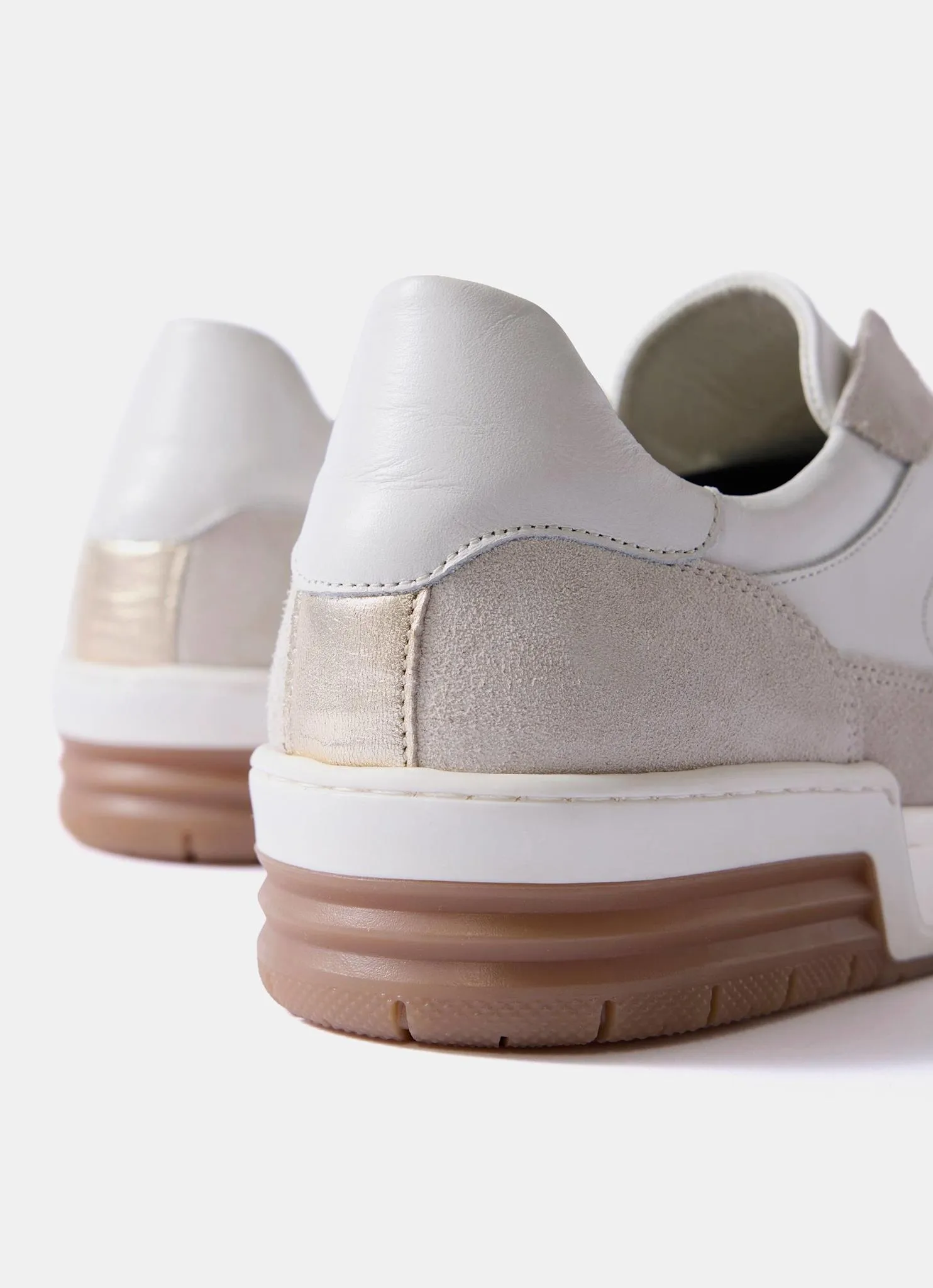 Rylie White Suede Slip On Trainers sold by Mint Velvet product image thumbnail 4