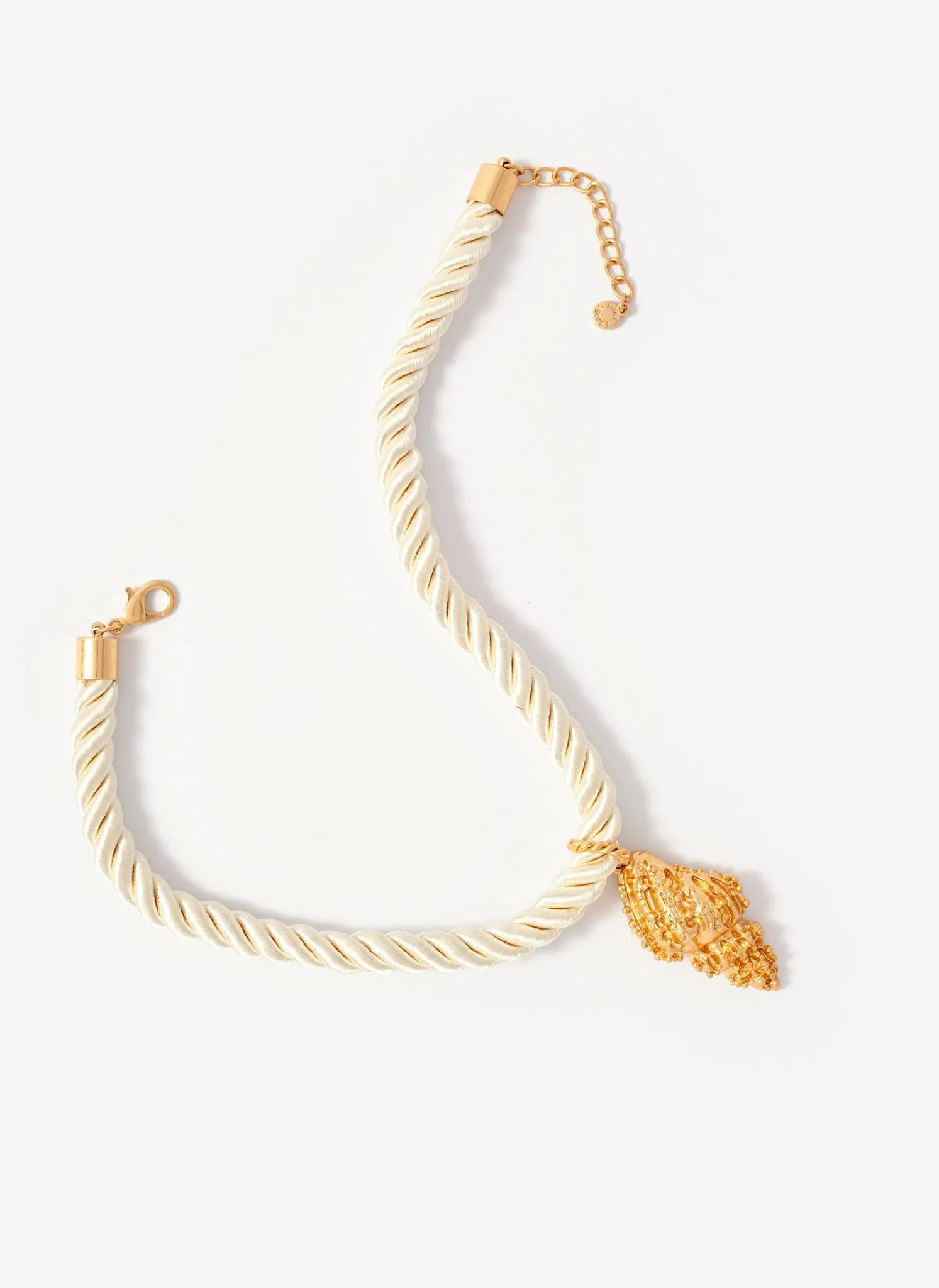 Gold Tone Statement Shell Rope Necklace sold by Mint Velvet product image thumbnail 3