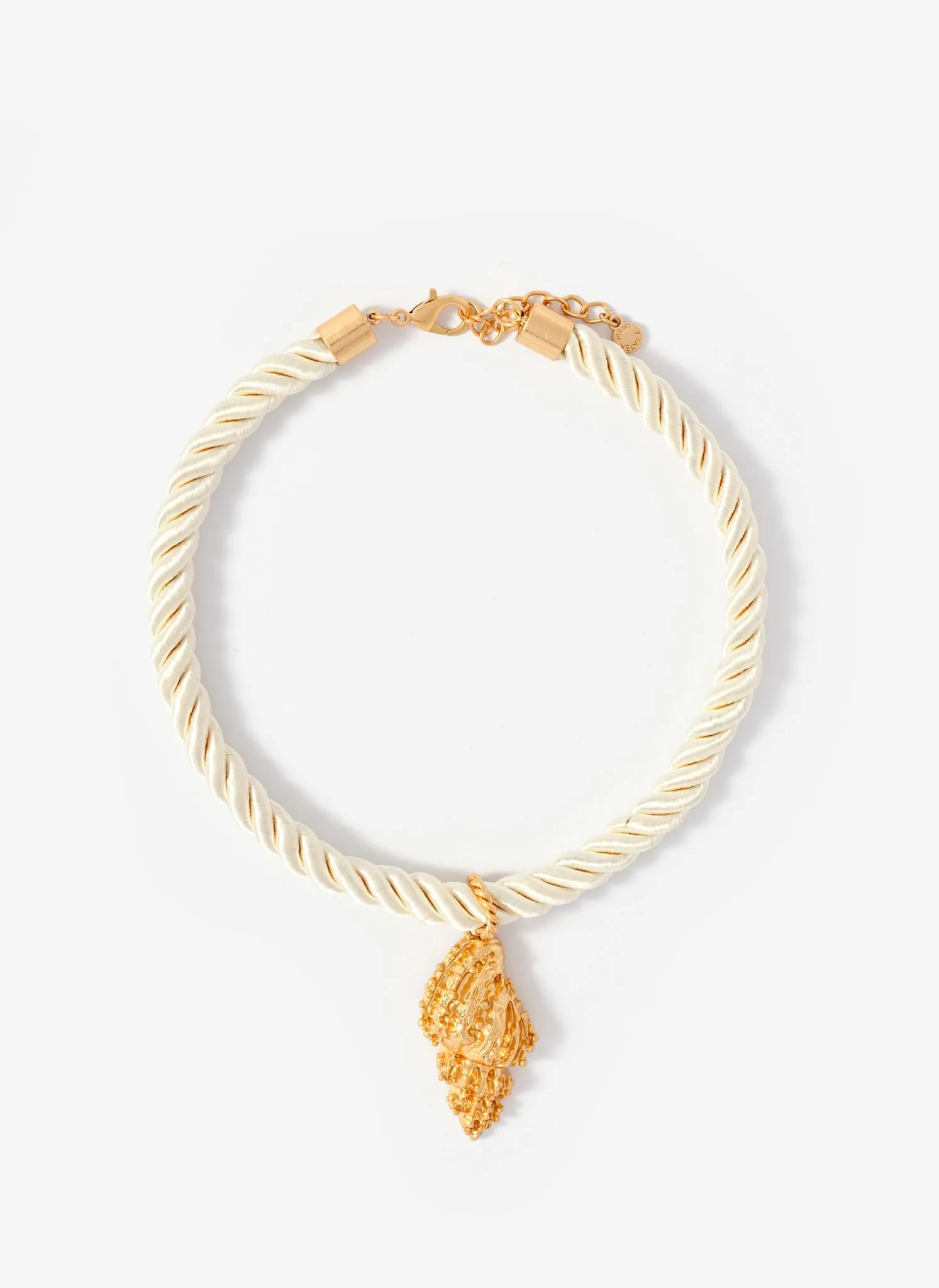 Gold Tone Statement Shell Rope Necklace sold by Mint Velvet product image thumbnail 2
