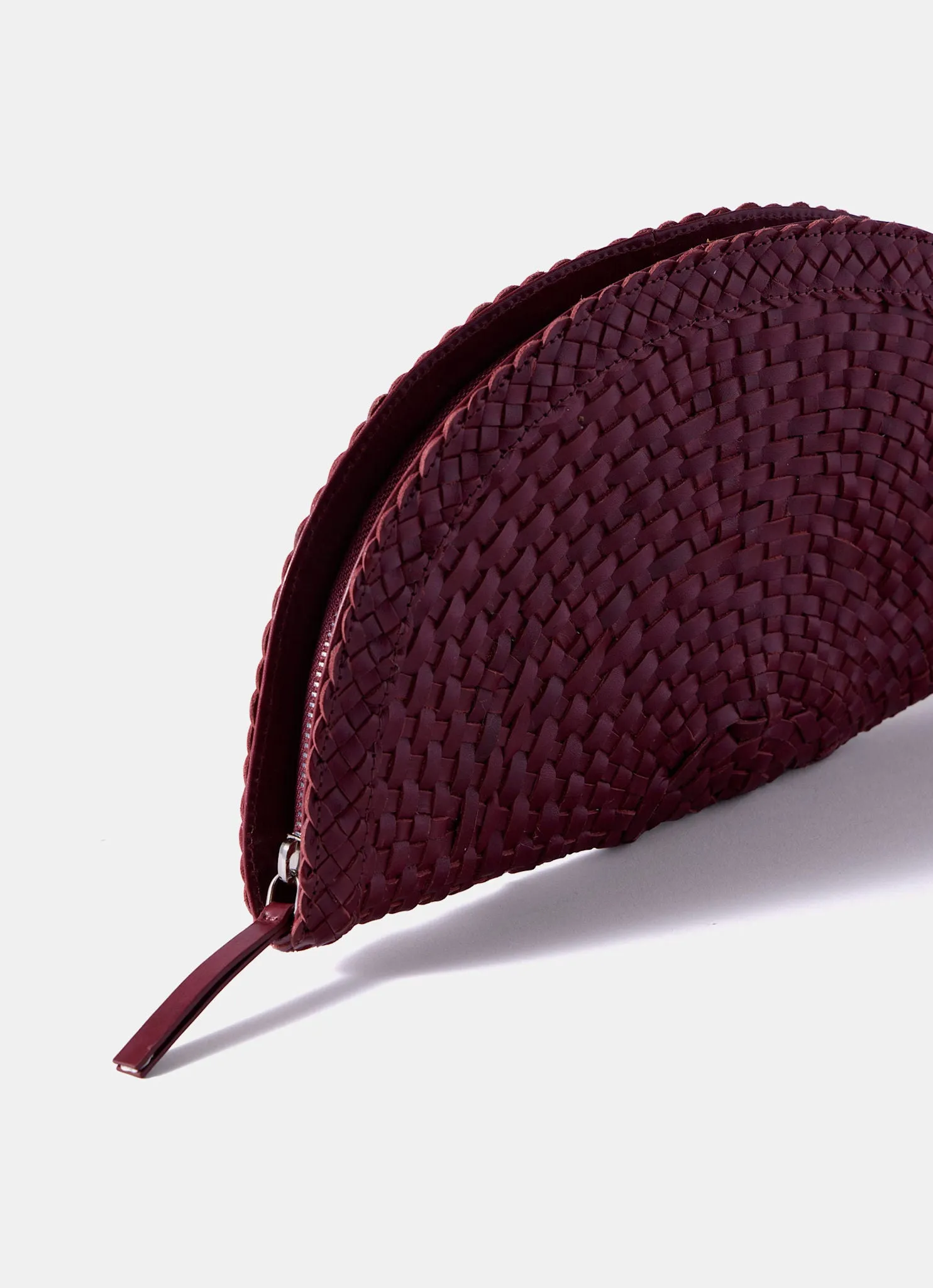 Bea Red Leather Woven Clutch sold by Mint Velvet product image thumbnail 4