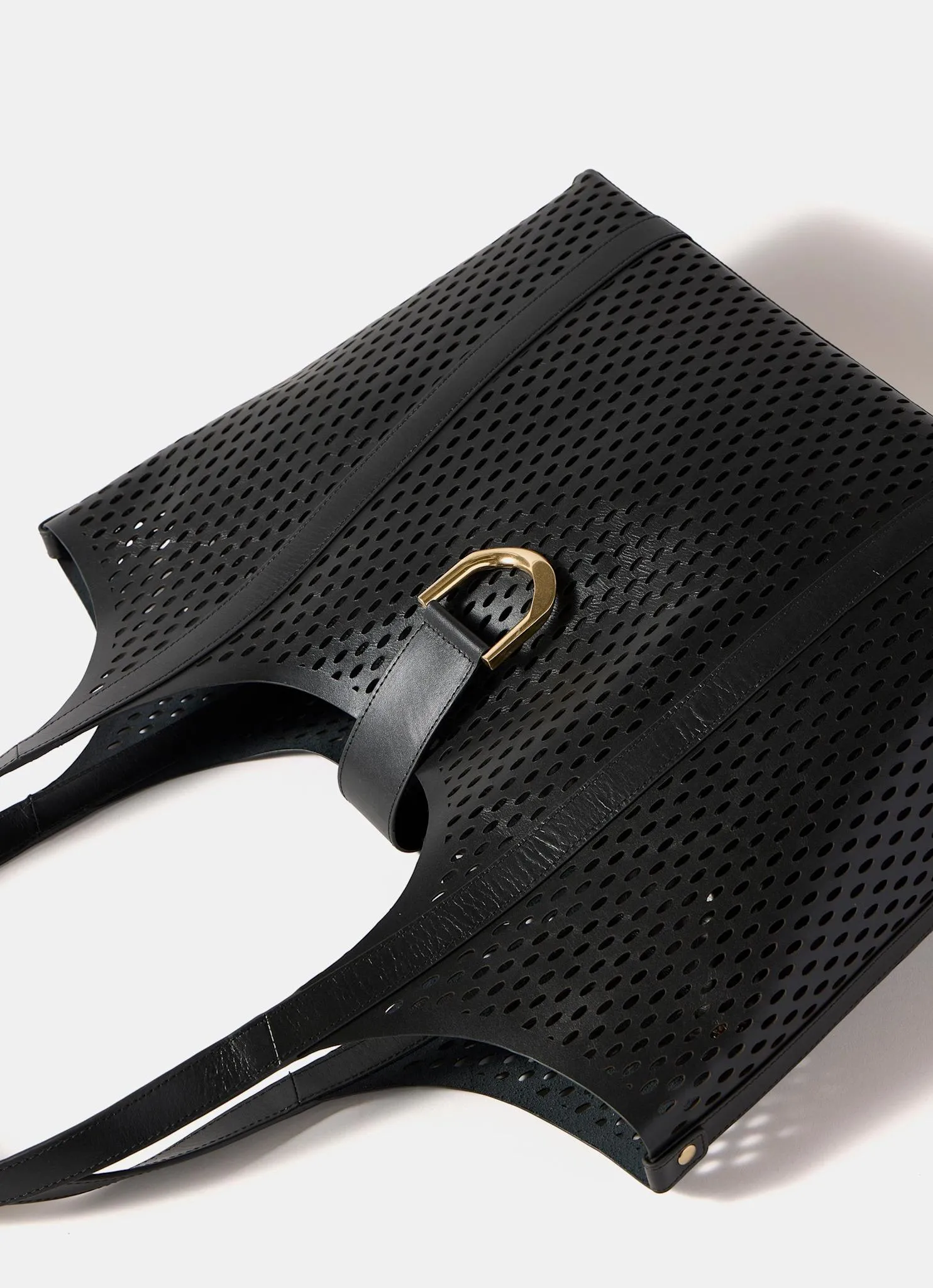 Harlow Black Leather Tote Bag sold by Mint Velvet product image thumbnail 4