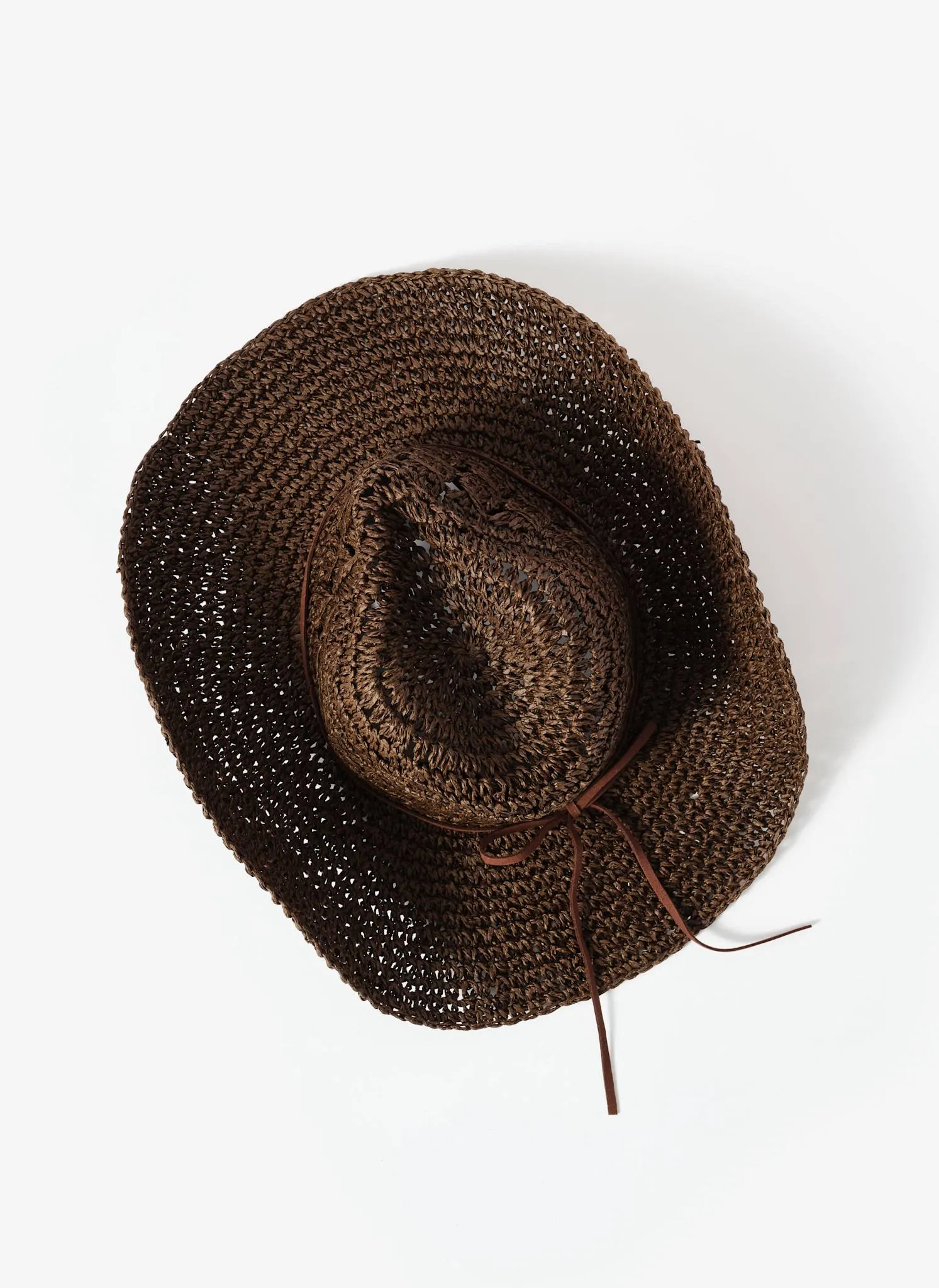 Brown Woven Cowboy Hat sold by Mint Velvet product image thumbnail 4