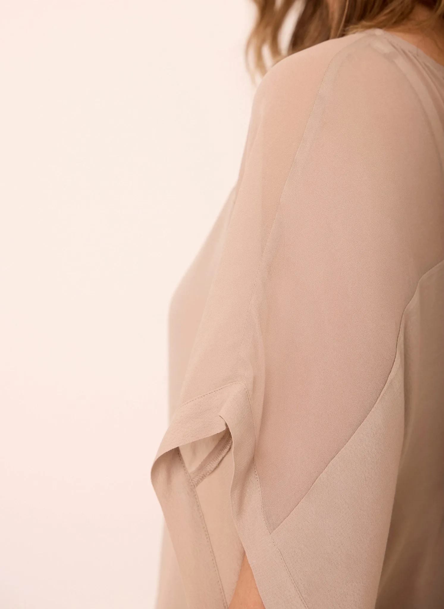 Neutral Sheer Panel Top sold by Mint Velvet product image thumbnail 4