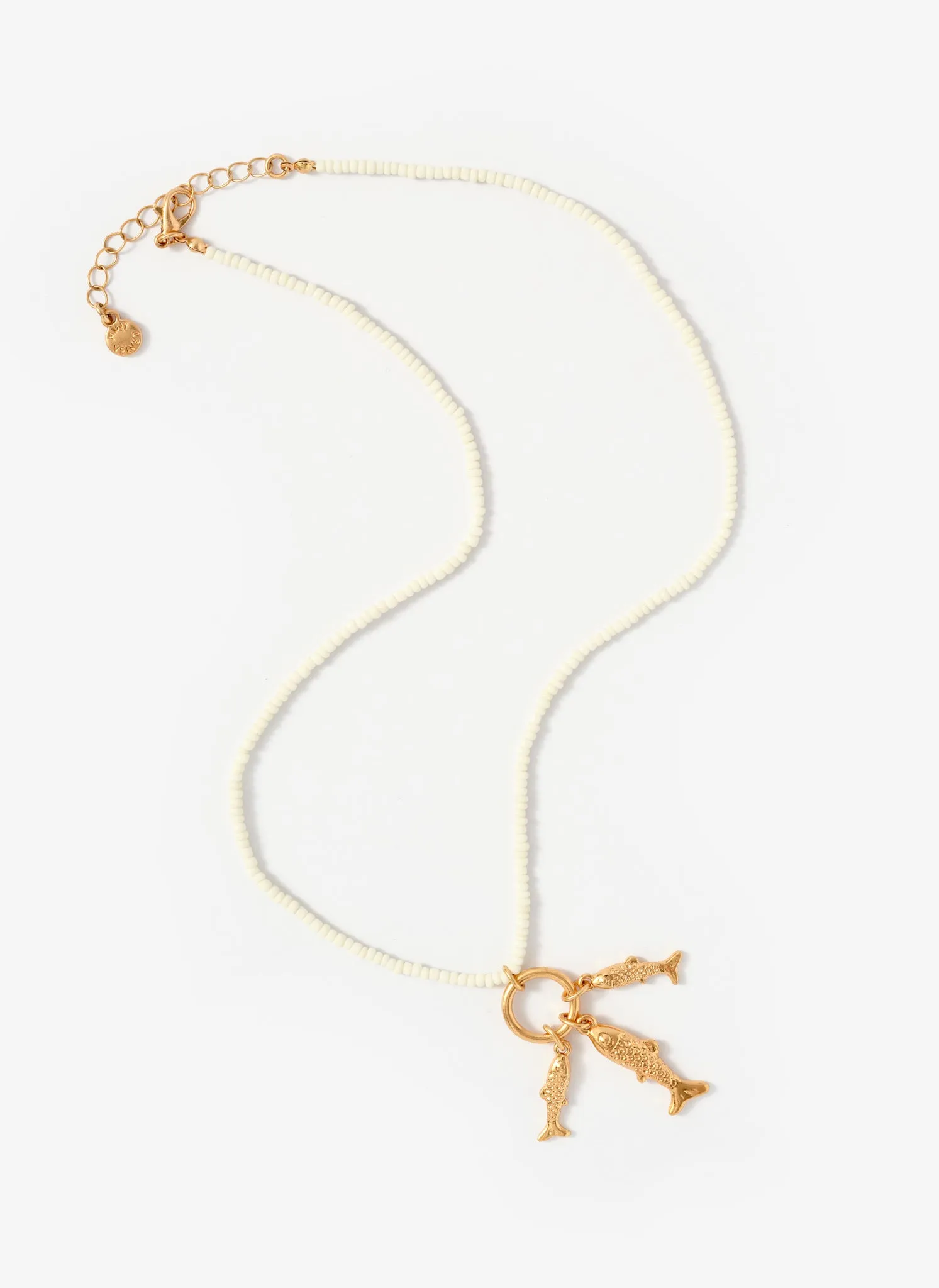 Gold Tone Fish Charm Necklace sold by Mint Velvet product image thumbnail 3