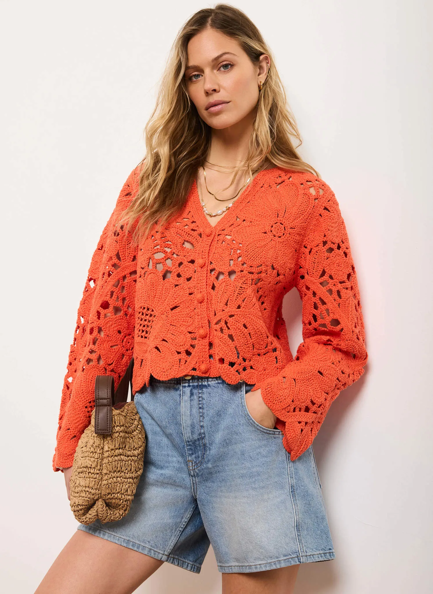 Mid Indigo Denim Shorts sold by Mint Velvet product image thumbnail 5